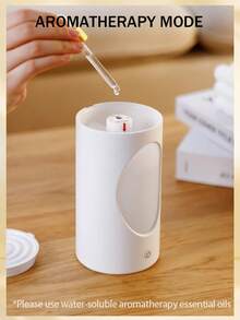 EIGIIS Portable Small Humidifier, 600ml USB Humidifier, Equipped With Warm Night Light Design, 3 Mist Modes, Ultra Quiet, Suitable For Travel, Office, Car, Home And Other Places. - A - View 3