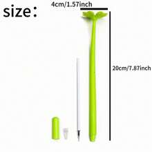 Creative Stationery Clover Flower Artificial Flower Neutral Pen, Cute Fresh Lucky Flower - Four-leaf Clover Style - View 6