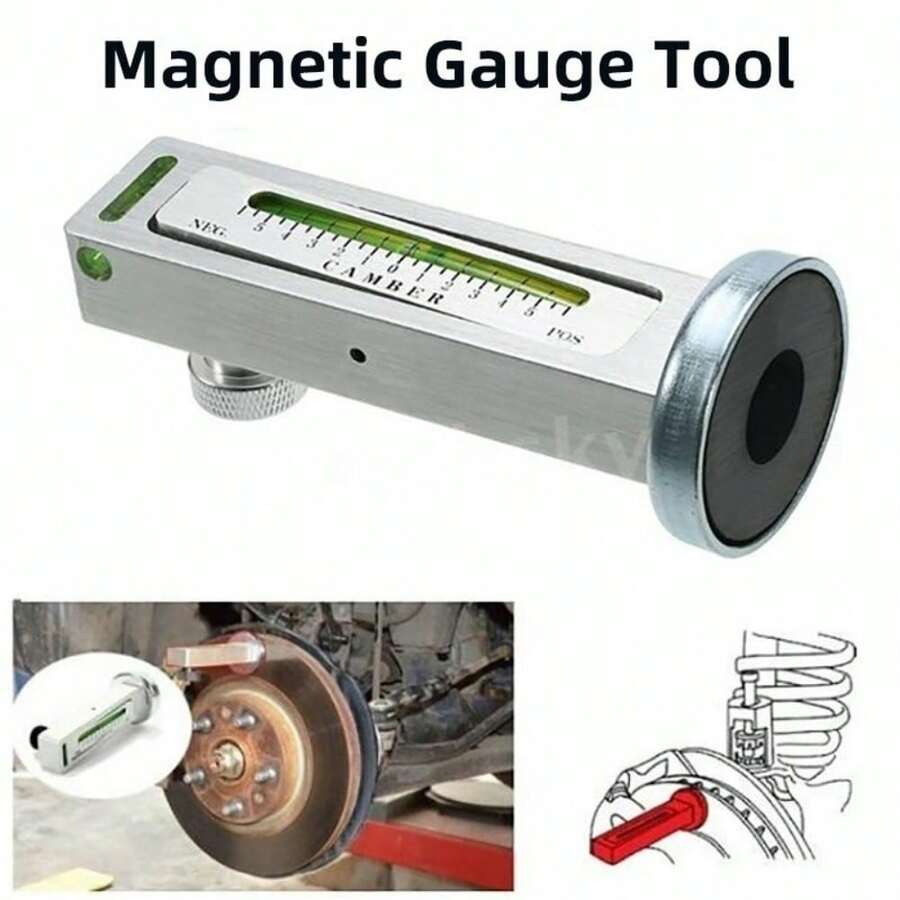 Magnetic Gauge Tool For Car Truck Camber Castor Strut Wheel Alignment Angle UK - VJF0115 - 查看 1