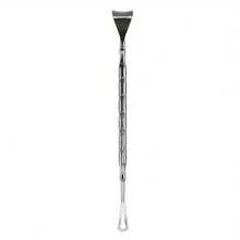 Double Headed Blackhead Removal Tool Suitable For All Light Beige Skin, A Nose Hair Cleaner, Portable Skincare Accessory, Ergonomic Handle, No Need For Electricity - Silver - View 7