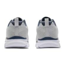 Skechers Men's LITE-WEIGHT Series Large Mesh Lace-Up Lightweight Cushioned Running Shoes - Light Grey - View 5