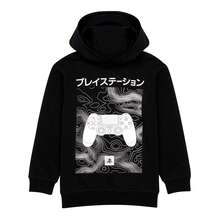 Playstation Boys Japanese Logo Hoodie - Black/White - View 1