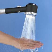 Booster Shower Head Universal Powerful Booster Handheld Shower Filter Shower Head, Bathroom Decoration - Round - View 11