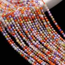 170pcs 2mm Mixed Color Natural Zirconia Round Beads, Loose Beads For DIY Jewelry Necklace Bracelet Earring Making Accessories Materials - Zirconia Beads - View 18