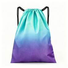 BAILEE Casual And Stylish Shoulder Bag With Gradient Colors, Drawstring Closure, Perfect For Travel, Fitness, And Sports Activities. Ideal As A Gift. - Multicolor - View 17