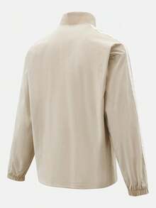 Adidas 男士 ST 3ST WV JKT 梭織運動夾克 KR2518 - 米色 - 查看 2