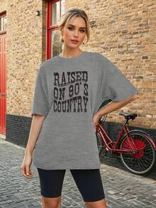 Women T-Shirts - Gray - View 4