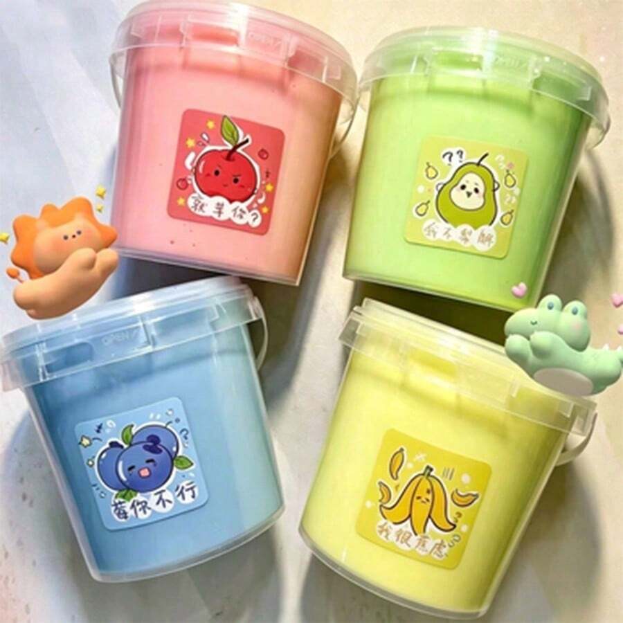 Huggy Milk 不黏手史萊姆含蓋子－生日－聖誕－復活節－完美禮物－送禮
