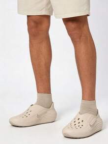Nike ReactX Rejuven8 Light Orewood Brown Comfortable And Versatile Slip-On Clogs For Men In Light Gold Brown - Light Brown - View 2