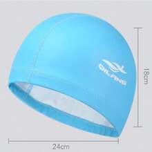 Unisex Adult Swimming Cap, Waterproof & Anti-Leak, High Elasticity, Non-Tight Fit, Portable Hair Protection Swim Cap For Pool & Hot Spring - Multicolor - View 6