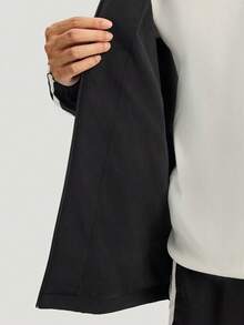Adidas 男士 ST 3ST WV JKT 梭織運動夾克 KR2517 - 黑色 - 查看 4