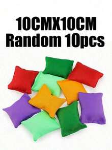 1/5/10pcs Nylon Bean Bags, Entertainment Props, Large Capacity Colorful Bean Bags, Small Size, Suitable For Throwing, Ideal For Holiday Parties, Entertainment Activities, Outdoor Sports And Fitness, Multi-Functional Outdoor Entertainment Use - A - View 15