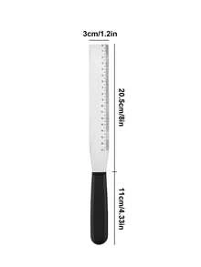 1pc Cake Smoother With Scale Size, New Practical Cake Decorating Smoother, Cream Scraper, 8 Inch/10 Inch Cake Baking Decoration Tool - Multicolor - View 14