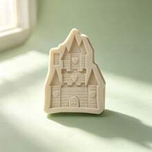 Castle Shaped Silicone Mold For Candle, Aromatherapy, Plaster, Soap, Home Decor Candle Ornament - Grey - View 5