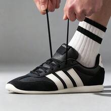 Adidas BARREDA LO Comfortable Fit German Army Trainers Casual Sneakers Unisex Black - Black - View 3