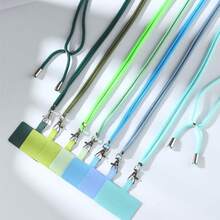 2pcs New Best-Selling Universal Phone Lanyard Phone Case Lanyard, Universal Phone Lanyard, Crossbody Neck Hanging Anti-Loss Rope With Colorful Pads - Multicolor - View 8