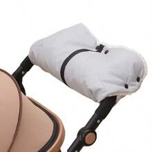 1pc Universal Winter Warm Stroller Hand Muff, Windproof & Waterproof, Newborn Baby Carriage Accessory - As Shown - View 10