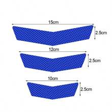 Motorcycle Stickers Reflective Warning Trapezoidal Arrow Tail Fender Warning Night Driving Safety Mark Sticker Motorcycle Decal - A - View 5