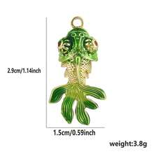 1pc Copper Fish Pendant DIY Bracelet Necklace Ankle Chain Charm, Suitable For Beach Vacation, Gift For Colleagues, Best Friends, Family And Friends - Multicolor - View 23