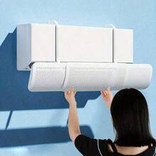 SOKANY 1pc Air Conditioner Deflector, Cold Air Wind Deflector, Adjustable Airflow Direction, Universal Hook Design, No Installation Required, Anti-Direct Blow, Durable ABS Material. Suitable For Home, Bedroom, Dormitory And Office. - Air conditioning parts - View 8