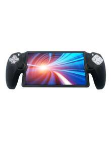 Compatible con PS Portal Remote Play, 1 pieza Bolsa de almacenamiento + 1 pieza Funda protectora de silicona + 10 piezas Tapas de joystick + 1 pieza Protector de pantalla de vidrio templado HD, Protección anti-caída anti-rayones anti-deslizante anti-sudor para dispositivo de juego - Ver 19