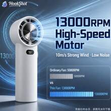 Ultra-Quiet Portable Desktop Fan, USB Fast Charging With Long Battery Life, 3-Speed Adjustable Wind, Stand Or Handheld For Multiple Use Scenarios, Essential Cooling For Indoor And Outdoor In Summer, Lightweight Design Saves Space, Soft Yet Powerful Airflow For Refreshing Comfort - Multicolor - View 14