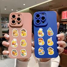 500 Sheets/Roll Rubber Duck Fancy Cartoon Roll Stickers DIY Decor Notebook Phone Case Envelope Skateboard Decals - Multicolor - View 5