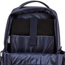 W WINGS 20L Travel Backpack, Carry-On Size, With 15.6-Inch Laptop Compartment | Features Luggage Strap, Breathable Back Panel And Side Water Bottle Pocket - Royal Blue - View 11
