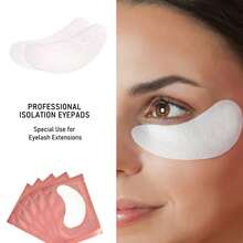 50 Pairs Eyelash Eye Pads, Isolation Eyelash Extension Pads, Professional Salon And Personal DIY Eyelash Extension Eye Pads And Beauty Tools - Pink - View 4