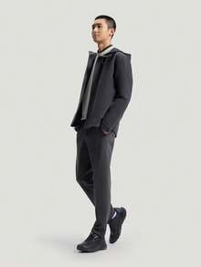 Adidas Men's WUZONG WEN JKT Woven Hooded Jacket KG0827 - Black - View 6