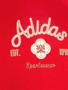 Adidas Sweatshirt Rajut Pullover NYR HOODY SWEAT Wanita KH2694 - Merah - View 4