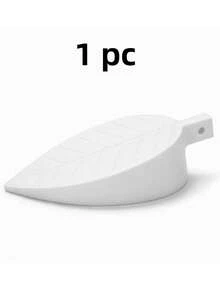 One-Piece Wedge Door Stopper For Home And Office; Non-Slip And Quiet Bottom; Portable Door Stopper With Wind-Proofing And Fixing Function; Available In Multiple Colors To Suit Different Needs - Leaf - View 8