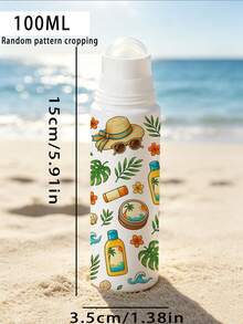 New Sun Protection Theme Roller Ball Lotion Applicator,Detachable Sunscreen Applicator,Suitable For Summer, Beach, Pool,Outdoor,Essential For Women - Multicolor - View 9