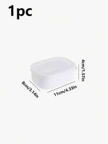 1/3/5pcs Small Food Storage Containers, Plastic Meal Prep Bento Boxes, Fruit & Snack Divider Boxes, Microwave Kitchen Organizer - Multicolor - View 11