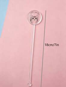 20pcs/50pcs Personalized Acrylic Pet Cocktail Stirrers, Customized Wedding Stir Sticks, Customized Dog And Cat Stir Sticks, Customized Wedding Drink Stirrers - Multicolor - View 4