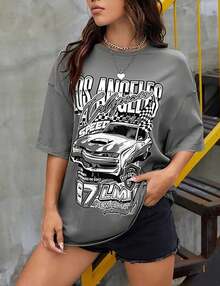 Women T-Shirts - 黑暗的 - 查看 4