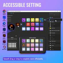 AmpliGame Live Streaming Controller, 15 Macro Keys, Supports OBS/Twitch/Streamlabs Trigger Operations, Live Streaming Keyboard Shortcut Pad, Suitable For PC-FIFINE D6 - View 9