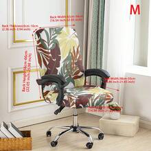 1 buah Sarung Kursi Kantor Bermotif, Sarung Kursi Gaya Minimalis, Cocok Untuk Kantor, Ruang Belajar, Ruang Keluarga, Sarung Kursi Kantor Bermotif dengan Resleting - beraneka warna - View 22