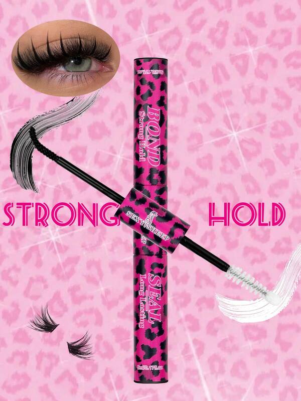 1pc Bond And Seal, Bond 5ml And Seal 5ml, Lash Glue Strong Hold Lash Cluster Glue 2 In 1 Lash Bond And Seal Waterproof Long Lasting Cluster Lash Glue All Day Wear 2 In 1 Eyelash Bond And Seal For DIY Lash Extensions