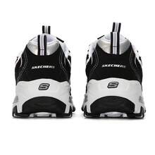 Skechers D'LITES Series Retro Patchwork Dad Shoes Panda Sneakers Casual Sports Shoes - Black and White - View 2