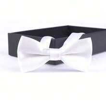 Kids Bow Ties - White - View 1