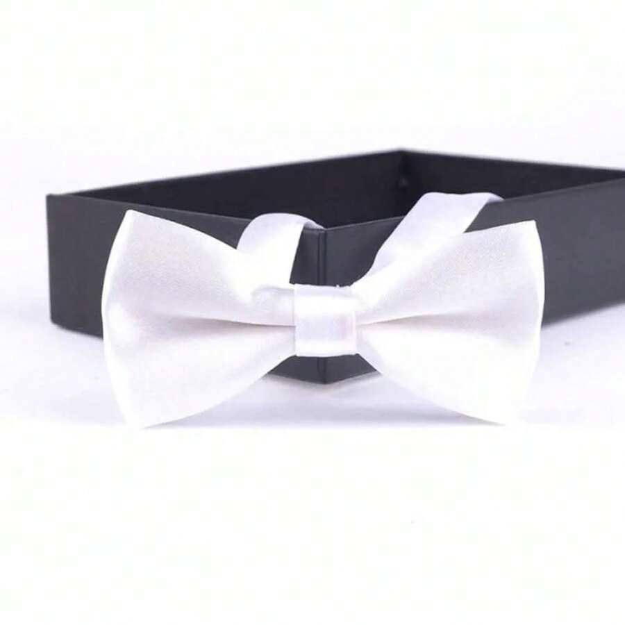 Kids Bow Ties - White - View 1