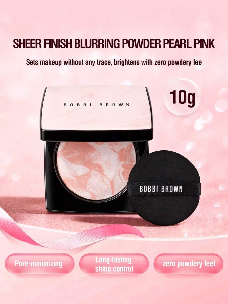Bobbi Brown Boran Translucent Soft Focus Loose Powder Pearl Pink - Berat Bersih 0,35 Oz/10g - Merah Muda Mutiara - View 1