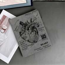 1pc - Heart-Themed Tablet Protective Case, Incorporating Scientific Elements - Ideal For Science Enthusiasts And Romantics, Cool Flip Cover Protective Case With Pen Slot - Multicolor - View 10