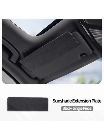 Car Sun Visor Extender, Sun Visor Extender Accessory, Anti-Glare Driving, Blocks UV Rays, With Adjustable Clips, Suitable For Various Car Models, An Interior Car Accessory