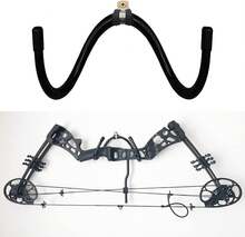 Pmsanzay Bow Wall Storage Display Rack - Hanger Hooks Wall Mount, Rubber Protection, Holds Up To 20 Lbs - White - View 1