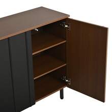 Kitchen Buffet With 4 Drawers From Particle Board Walnut - Walnut - View 7