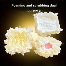 3pcs Bath Sponges With Hooks, Soap Dispensing Bath Balls, Exfoliating Shower Sponges With Built-In Soap Dispenser, No Shedding Fast Lathering Body Scrub, Dual-Use Shower Bath Tools - A - View 6