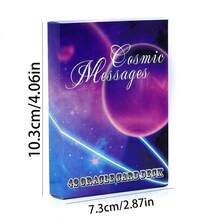 Kartu Tarot Oracle Pesan Kosmik, Permainan Ramalan Nasib, Permainan Kartu Pesta, Alat Ramalan Tarot - Putih - View 1