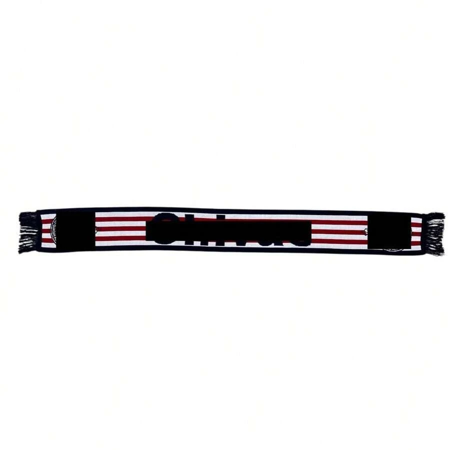 Men Scarves Set - Red and White - View 1